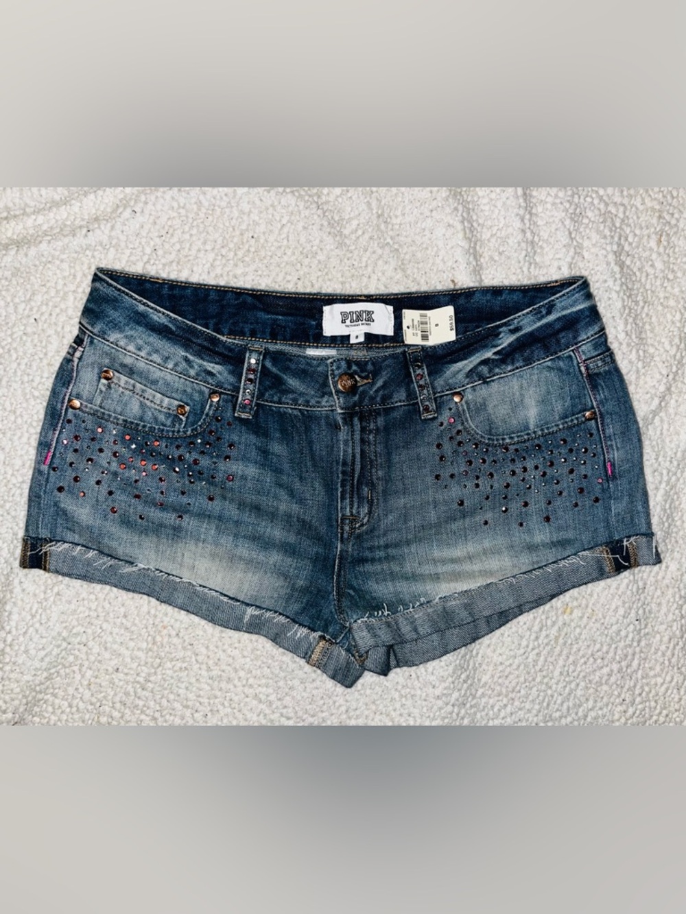 NWT Victoria’s Secret bling jeans shorts